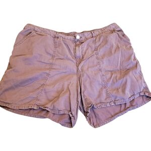 Maurices Women's Dusty Pink Cargo Shorts
